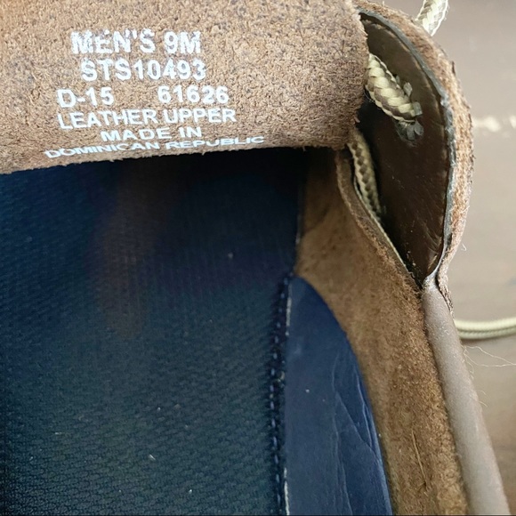 Sperry Topsider Brown Leather Boat Shoe Men’s 9M - Picture 8 of 8